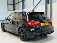 Used Audi A3 Sportback Black Edition 116 HP (85 kW) 2019 Black Hatchback