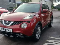 Used Nissan Juke Tekna 110 HP (80 kW) 2018 Red SUV
