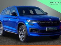 Used Skoda Kodiaq SportLine 110 HP (80 kW) 2023 Race blue metallic SUV