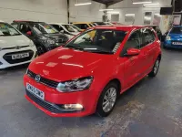 Used VW Polo SE 74 HP (54 kW) 2015 Red Hatchback