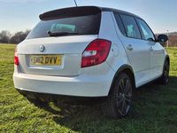 Begagnad Skoda Fabia Monte Carlo 2012 Vit Halvkombi