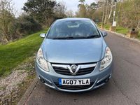 Used Vauxhall Corsa Design Edition 2007 Blue Hatchback