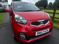 Used Kia Picanto City 68 HP (50 kW) 2013 Red Hatchback