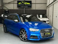 Used Audi S3 Sportback Advanced 2017 Blue Hatchback