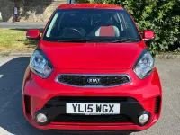 Used Kia Picanto 85 HP (62 kW) 2015 Red Hatchback