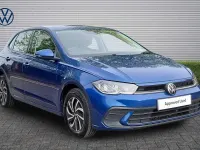 Used VW Polo Life 95 HP (69 kW) 2022 Blue Hatchback