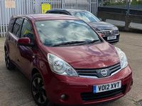 Used Nissan Note N-TEC 2012 Red Hatchback