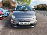 Used Fiat 500 Lounge 69 HP (50 kW) 2014 Grey Hatchback