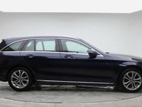 Used Mercedes C200 2017 Blue Estate