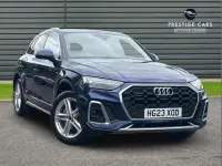 Begagnad Audi Q5 S-Line 204 HK (150 kW) 2023 Blå SUV