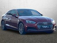 Used Audi A5 S-Line 190 HP (139 kW) 2019 Red Coupe