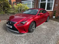 Used Lexus RC300h Sport Line 2018 Red Coupe