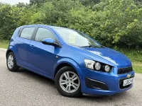 Used Chevrolet Aveo LT 2012 Blue Hatchback