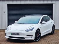 Used Tesla Model 3 Performance 461 kW (627 HP) 2020 White Sedan