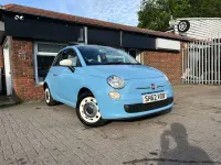 Used Fiat 500 69 HP (50 kW) 2013 Blue Hatchback
