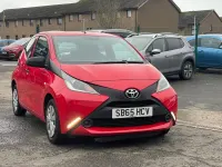 Used Toyota Aygo 68 HP (50 kW) 2015 Red Hatchback