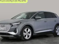 Usado Audi Q4 e-tron S-Line 150 kW (204 HP) 2023 Cinzento SUV