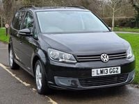 Used VW Touran 2013 Black MPV