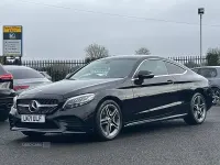 Used Mercedes C220 AMG line 194 HP (142 kW) 2021 Black Coupe