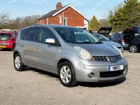 Used Nissan Note Acenta 88 HP (64 kW) 2008 Silver MPV