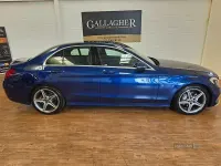 Used Mercedes C220 AMG line 2018 Blue Sedan