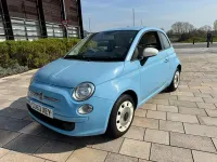 Used Fiat 500 Lounge 69 HP (50 kW) 2013 Blue Hatchback