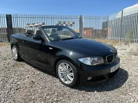 Used BMW 118 Cabriolet M Sport 2010 Black Cabriolet