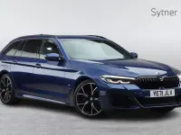 Used BMW 520 M Sport 187 HP (137 kW) 2021 Blue Estate