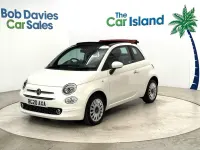Used Fiat 500 Lounge 2020 White Cabriolet