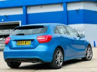 Begagnad Mercedes A180 122 HK (89 kW) 2015 Blå Halvkombi
