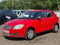 Used Skoda Fabia 2009 Red Hatchback