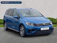 Used VW Touran R-line 150 HP (110 kW) 2020 Blue MPV