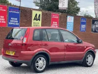 Used Ford Fusion Zetec 2008 Red Hatchback