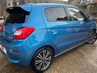Used Mitsubishi Mirage 2018 Blue Hatchback