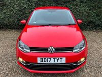 Used VW Polo Match 75 HP (55 kW) 2017 Red Hatchback