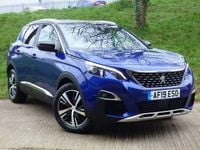Used Peugeot 3008 GT-line 130 HP (95 kW) 2019 Blue SUV