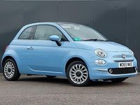 Second-hand Fiat 500 Lounge 69 CP (50 kW) 2016 Albastru Hatchback