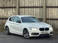 Used BMW 118 Sport Line 2017 White Hatchback
