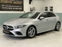 Usado Mercedes A200 AMG line 163 HP (119 kW) 2020 Prateado Citadino