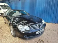 Used Mercedes SL350 245 HP (180 kW) 2005 Black Cabriolet