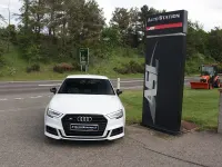 Begagnad Audi S3 Sportback Black Edition 2018 Vit Halvkombi