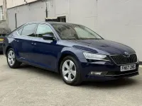 Used Skoda Superb SE L Executive 150 HP (110 kW) 2017 Blue Hatchback