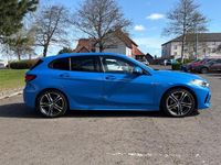 Used BMW 118 M Sport 134 HP (98 kW) 2021 Blue Hatchback