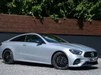 Used Mercedes E300 AMG line 2021 Silver Coupe