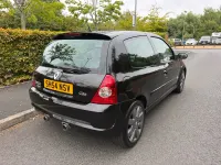 Used Renault Clio 182 HP (133 kW) 2004 Black Hatchback
