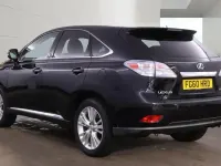 Used Lexus RX450h 2010 Panther black SUV