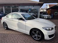 Used BMW 218 Sport Line 2018 White Coupe