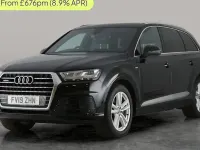 Used Audi Q7 S-Line 286 HP (210 kW) 2019 Black SUV