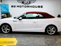Begagnad Audi A5 Cabriolet Sport 190 HK (139 kW) 2019 Vit Cab