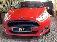 Used Ford Fiesta Zetec 2013 Red Hatchback